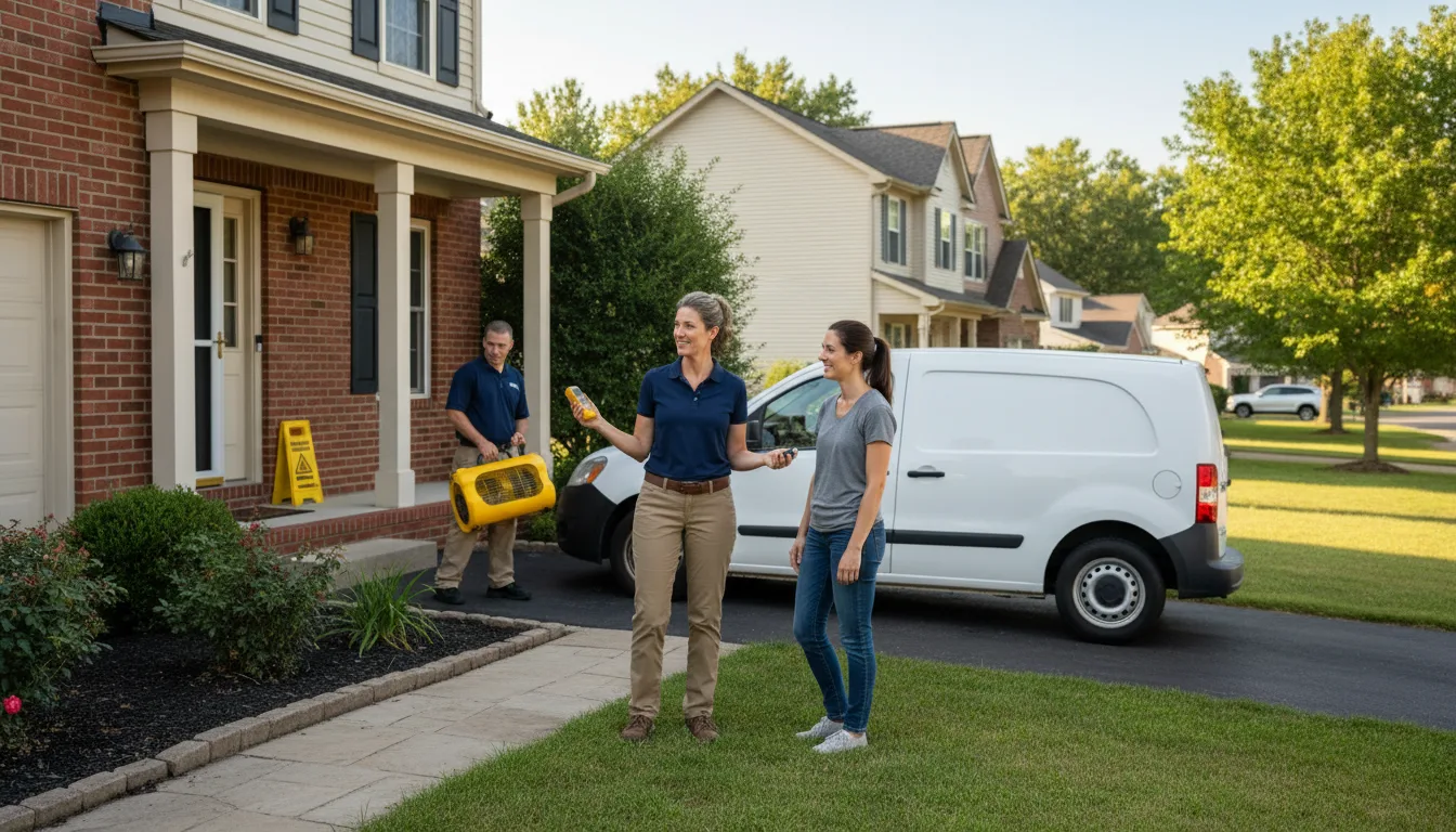 Water restoration image for Fire And Smoke Damage Restoration in Bloomfield, KY